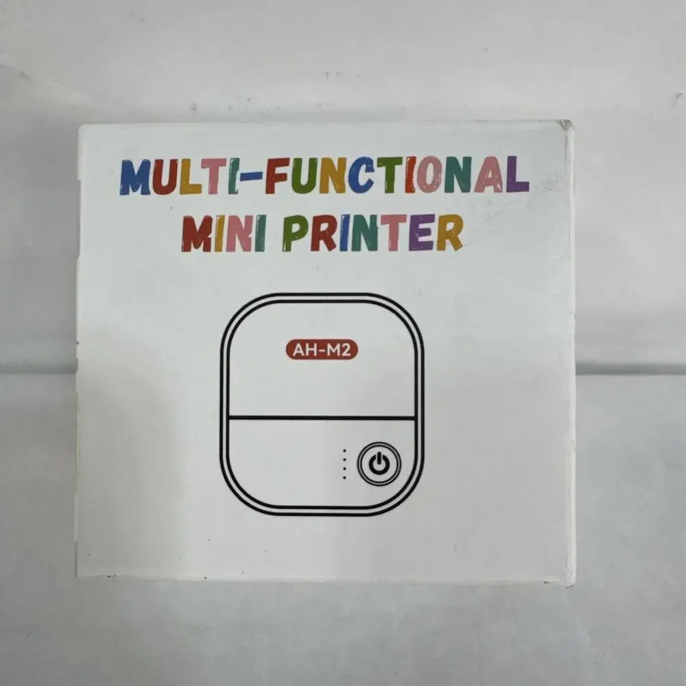 XenGro Mini Portable Sticker Printer, Mini Thermal Printer 3 Rolls + Starter B3